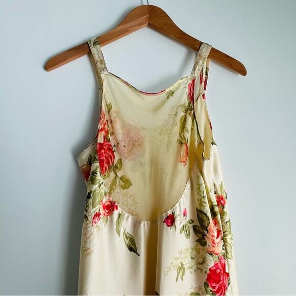 Oscar de la Renta Cream Floral Chemise - Picture 9 of 9